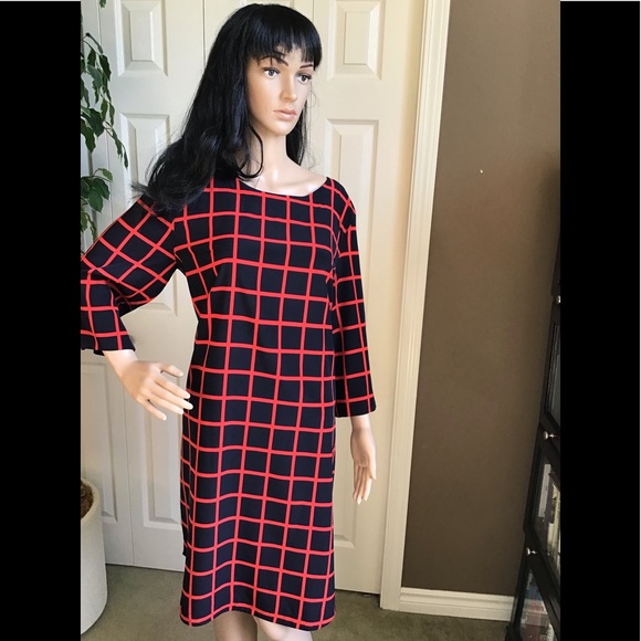 Gap Brand Red and Dark Navy Dress - Picture 2 of 5
